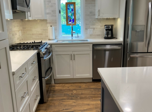 kitchen sink view